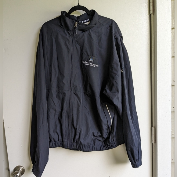 Walt Disney Parks & Resorts Business Technology windbreaker Navy Blue jacket - Picture 1 of 5